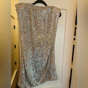 By Together sequin dress NWT 18”pit2pit 20”W 18”, L 31”, shoulder pads sheath